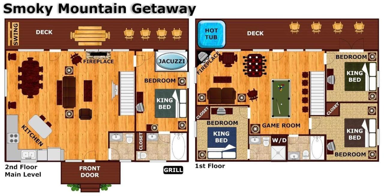 Smoky Mountain Getaway #435 Villa Sevierville Bagian luar foto